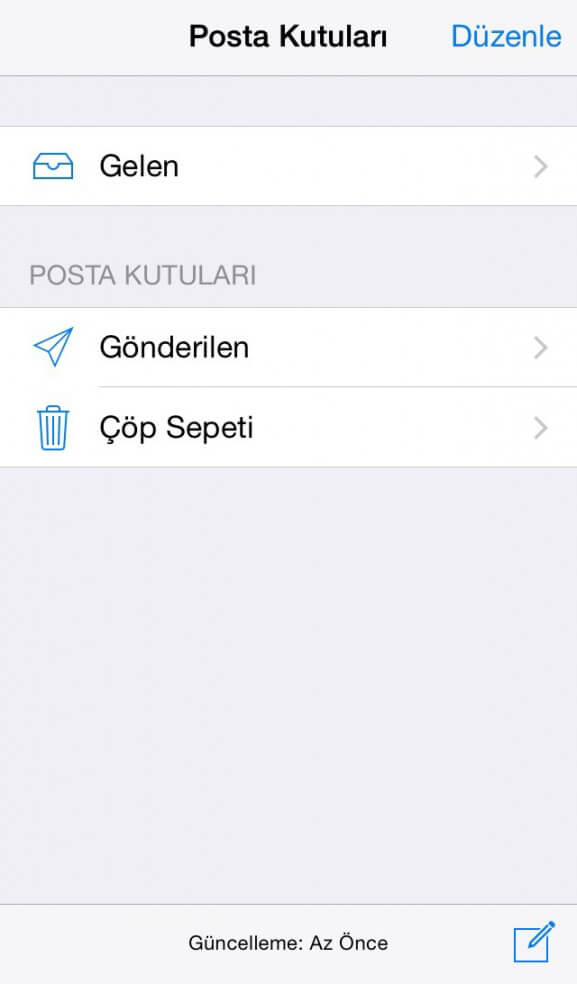 iOS E-Posta Kurulumu Adım 11